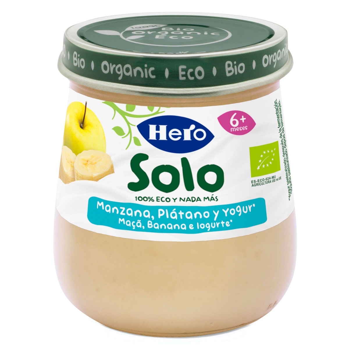 Imagen de Hero baby solo eco manzana platano y yogur 120g